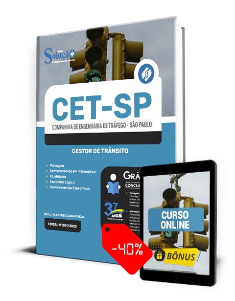 Apostila CET SP 2023 PDF Download Grátis Gestor de Trânsito