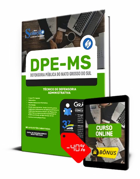 Apostila DPE MS 2023 PDF Download Grátis Curso Online