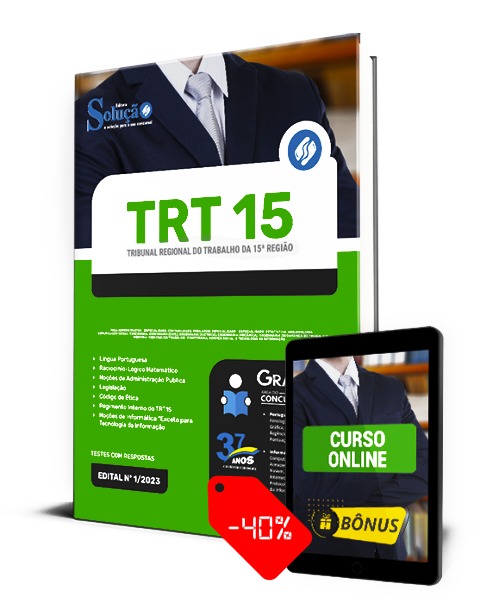 Apostila TRT 15 2023 PDF Download Grátis Curso Online