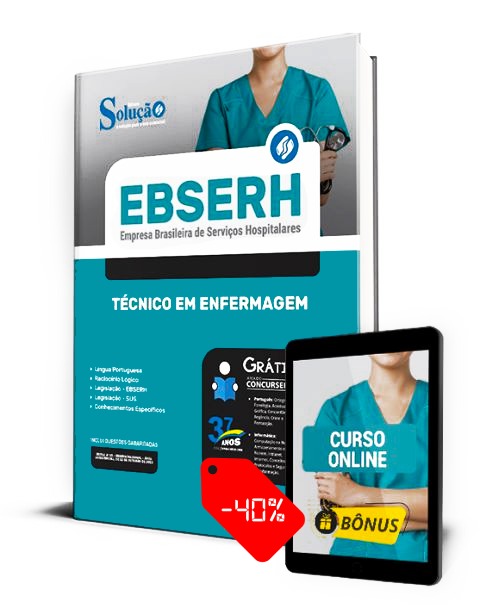 Apostila EBSERH Técnico em Enfermagem PDF Grátis 2023