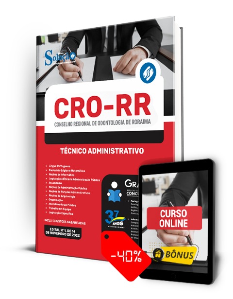 Apostila CRO RR 2023 PDF Download Grátis Curso Online