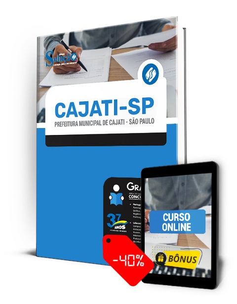 Apostila Prefeitura de Cajati SP 2023 PDF Download Grátis Curso Online