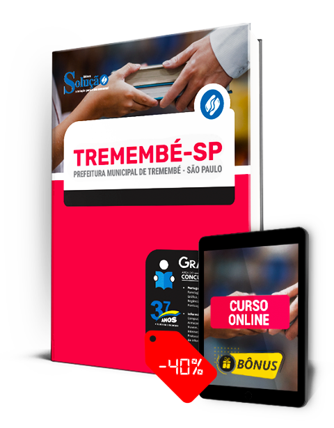 Apostila Prefeitura de Tremembé SP 2023 PDF Download Grátis Curso Online