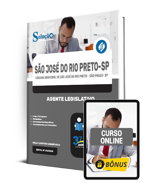 Apostila Câmara de São José do Rio Preto SP 2024 PDF Download
