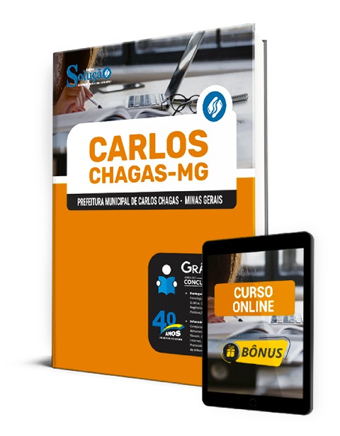 Apostila Prefeitura de Carlos Chagas MG 2024 PDF Grátis Curso Online