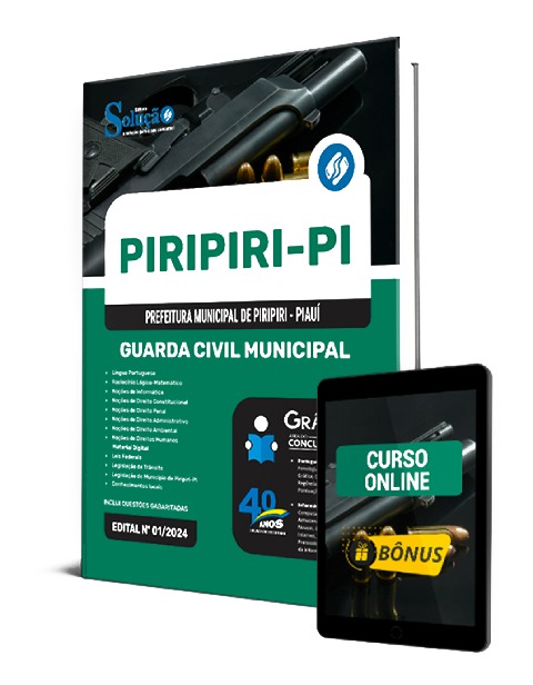 Apostila Prefeitura de Piripiri PI 2024 PDF Grátis Curso Online