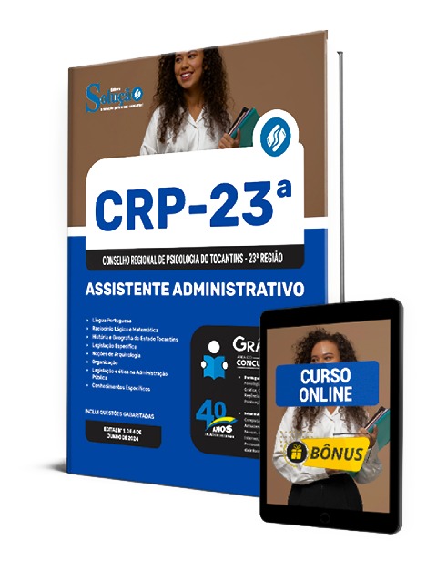 Apostila CRP 23 2024 PDF Grátis Assistente Administrativo