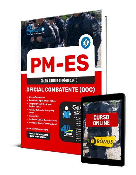 Apostila PM ES 2024 PDF Download Grátis Curso Online Oficial Combatente