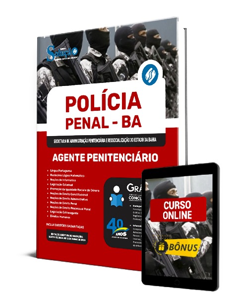 Apostila Polícia Penal BA 2024 PDF Download Grátis Curso Online