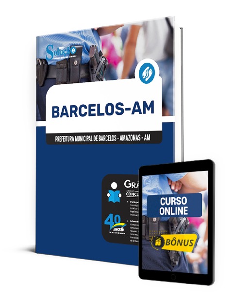 Apostila Prefeitura de Barcelos AM 2024 PDF Grátis Curso Online