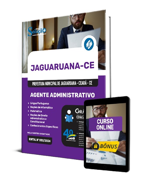 Apostila Prefeitura de Jaguaruana CE 2024 PDF Grátis Curso Online