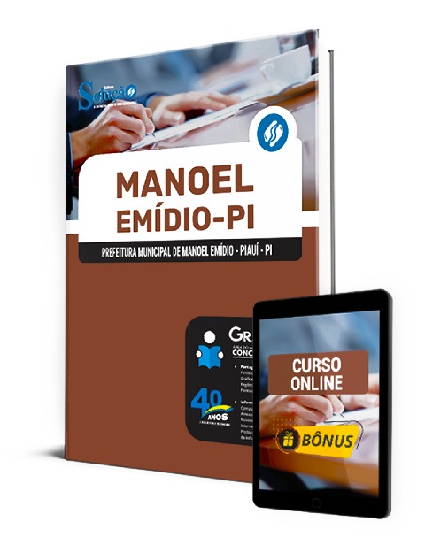Apostila Prefeitura de Manoel Emídio PI 2024 PDF Grátis Curso Online