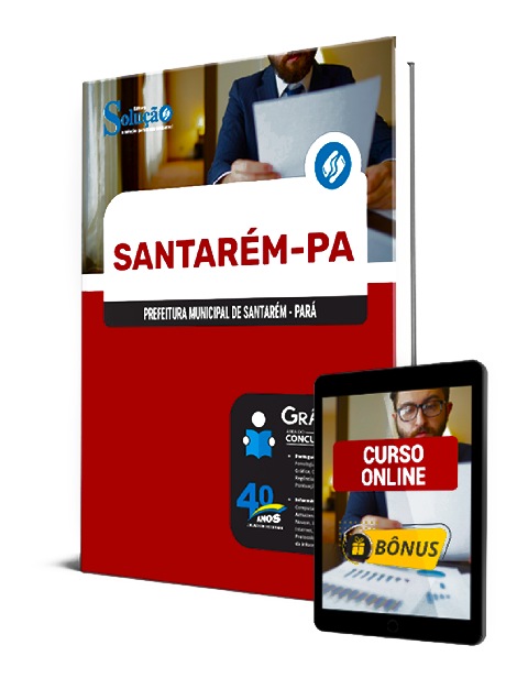 Apostila Prefeitura de Santarém PA 2024 PDF Grátis Curso Online