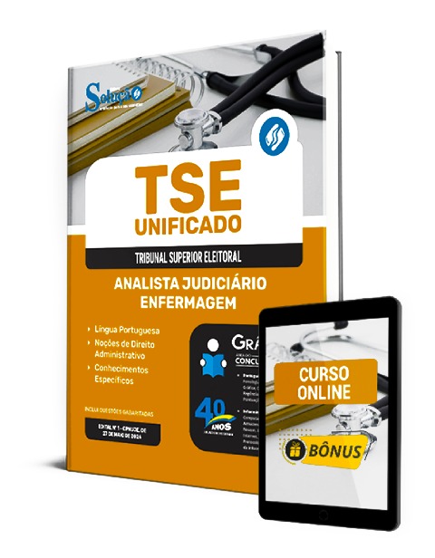 Apostila TSE Unificado Analista Enfermagem PDF Grátis Curso Online 2024