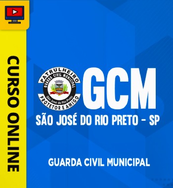Curso Online GCM São José do Rio Preto 2024