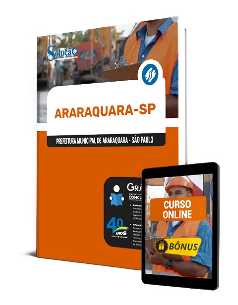 Apostila Prefeitura de Araraquara SP 2024 PDF Grátis Curso Online
