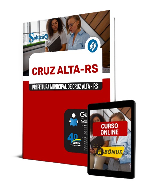 Apostila Prefeitura de Cruz Alta RS 2024 PDF Grátis Curso Online