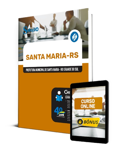 Apostila Prefeitura de Santa Maria RS 2024 PDF Grátis Curso Online