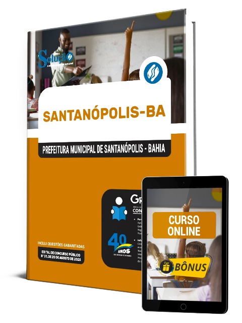 Apostila Prefeitura de Santanópolis BA 2025 PDF Download e Impressa