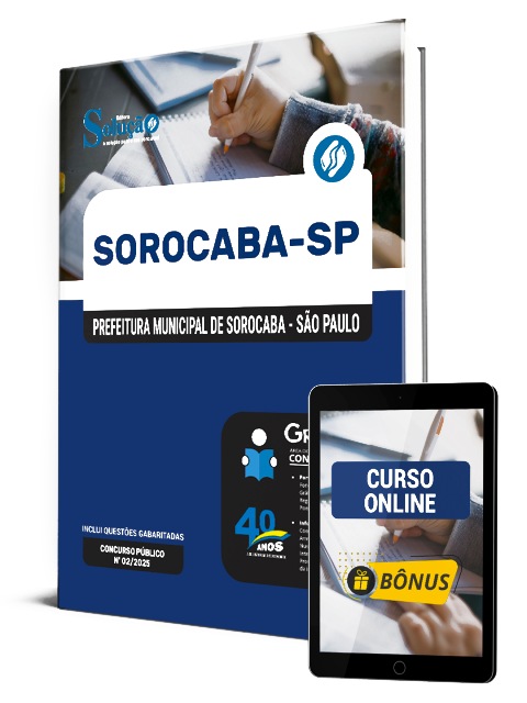 Apostila Concurso Prefeitura de Sorocaba SP 2025 PDF Download e Impressa