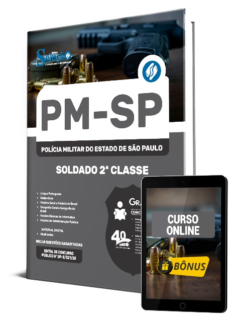 Apostila PM SP 2025 PDF Download e Impressa Soldado