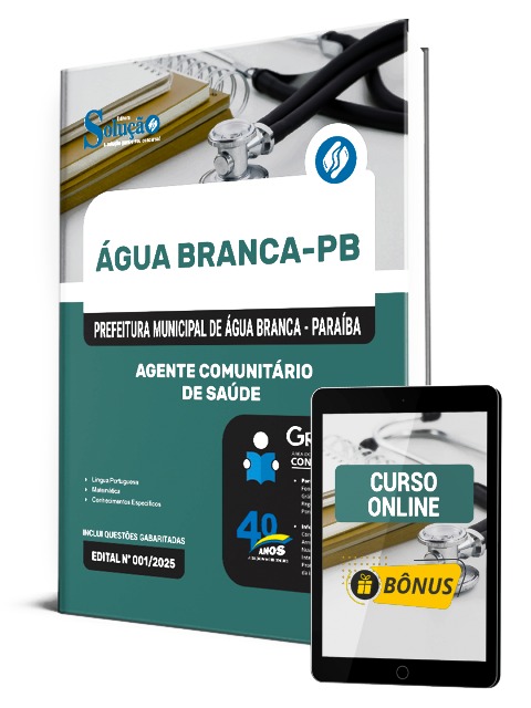 Apostila Prefeitura de Água Branca PB 2025 PDF Download e Impressa Agente Comunitário de Saúde