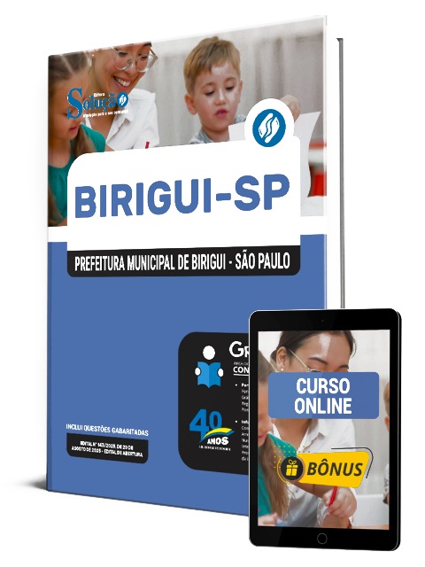 Apostila Prefeitura de Birigui SP 2025 PDF Download e Impressa