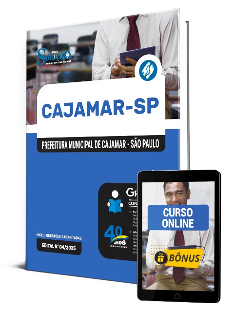 Apostila Prefeitura de Cajamar SP 2025 PDF Download e Impressa
