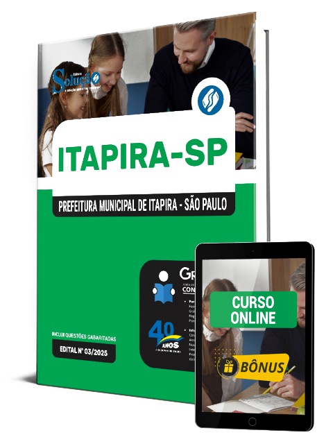 Apostila Prefeitura de Itapira SP 2025 PDF Download e Impressa