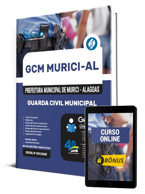 Apostila Prefeitura de Murici AL 2025 PDF Download e Impressa Guarda Municipal