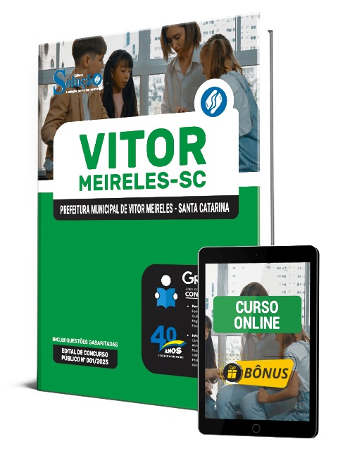 Apostila Prefeitura de Vitor Meireles SC 2025 PDF Download e Impressa
