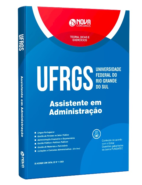 Apostila UFRGS 2025 PDF Download e Impressa Assistente em Administração