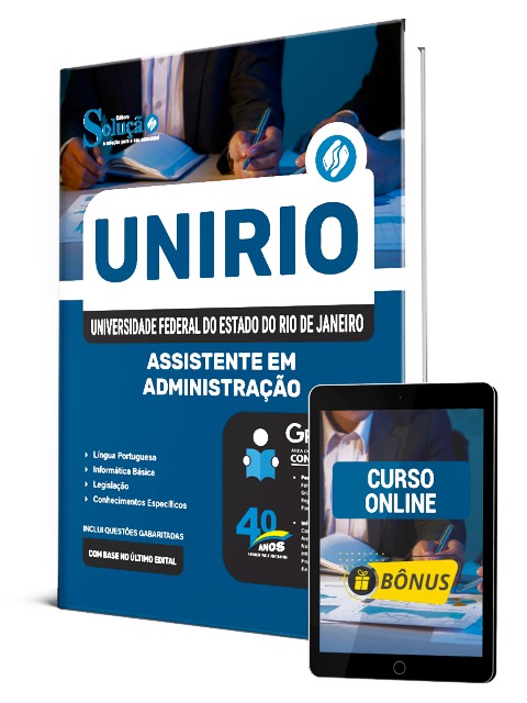 Apostila Unirio 2025 PDF Download e Impressa Assistente em Administração
